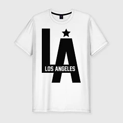 Мужская slim-футболка Los Angeles Star