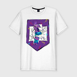 Мужская slim-футболка Lama Fortnite