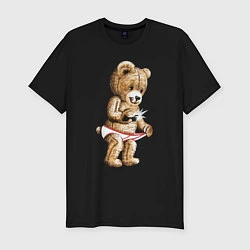 Мужская slim-футболка Nasty Bear