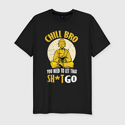 Мужская slim-футболка Chill Bro
