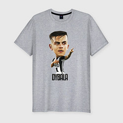 Футболка slim-fit Dybala, цвет: меланж