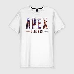 Футболка slim-fit Apex, цвет: белый