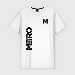 Мужская slim-футболка METRO M