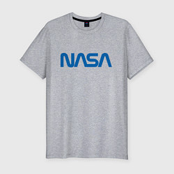 Футболка slim-fit NASA, цвет: меланж