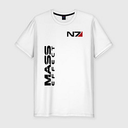 Мужская slim-футболка MASS EFFECT N7