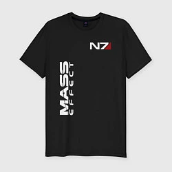 Мужская slim-футболка MASS EFFECT N7