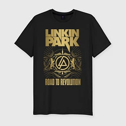 Мужская slim-футболка Linkin Park: Road to Revolution