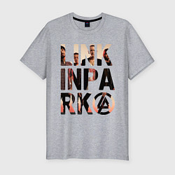 Футболка slim-fit Linkin Park, цвет: меланж