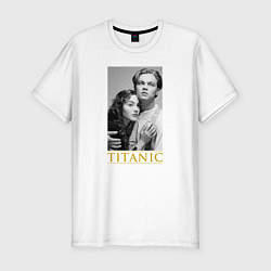 Мужская slim-футболка Titanic: Jack & Rose