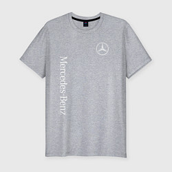 Футболка slim-fit MERCEDES-BENZ, цвет: меланж
