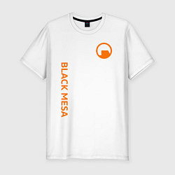 Мужская slim-футболка Black Mesa