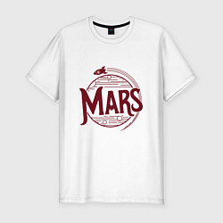 Футболка slim-fit Mars, цвет: белый