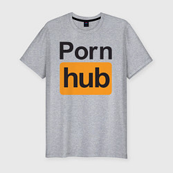 Мужская slim-футболка PornHub