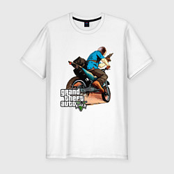 Мужская slim-футболка GTA 5: Motorbuster