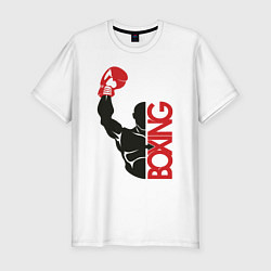 Мужская slim-футболка Boxing