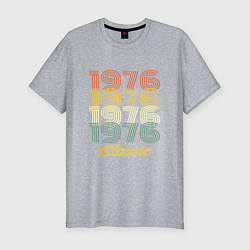 Футболка slim-fit 1976 Classic, цвет: меланж