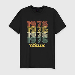 Футболка slim-fit 1976 Classic, цвет: черный