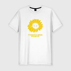 Мужская slim-футболка 21 Pilots: Sunflower