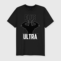 Мужская slim-футболка PLUS ULTRA черный