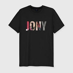 Мужская slim-футболка Jony Аллея
