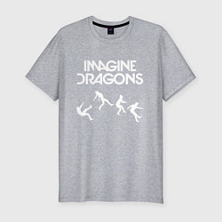 Мужская slim-футболка IMAGINE DRAGONS