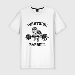 Футболка slim-fit Westside barbell, цвет: белый