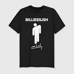 Мужская slim-футболка BILLIE EILISH