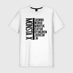 Мужская slim-футболка MONSTA X