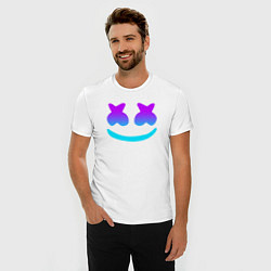 Футболка slim-fit MARSHMELLO, цвет: белый — фото 2