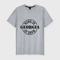 Футболка slim-fit Made in Georgia (сделано в Грузии), цвет: меланж