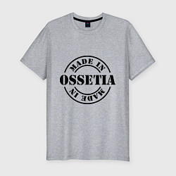 Мужская slim-футболка Made in Ossetia