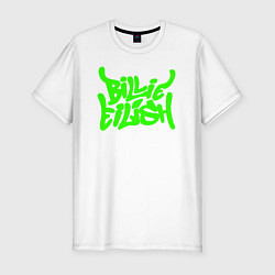 Футболка slim-fit BILLIE EILISH: Street Art, цвет: белый