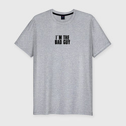 Футболка slim-fit I'm The Bad Guy, цвет: меланж