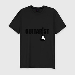 Мужская slim-футболка Гитарист
