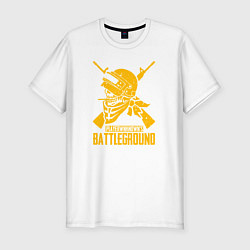 Футболка slim-fit PUBG, цвет: белый