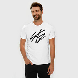 Футболка slim-fit Stray Kids, цвет: белый — фото 2