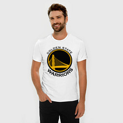 Футболка slim-fit GOLDEN STATE WARRIORS, цвет: белый — фото 2