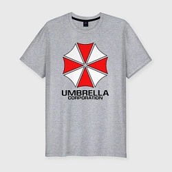 Футболка slim-fit UMBRELLA CORP, цвет: меланж