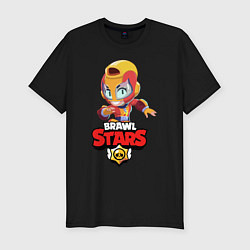 Футболка slim-fit BRAWL STARS MAX, цвет: черный