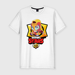 Футболка slim-fit BRAWL STARS MAX, цвет: белый