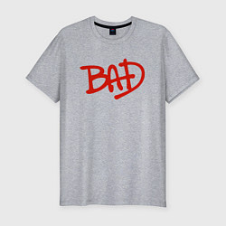 Мужская slim-футболка Song BAD