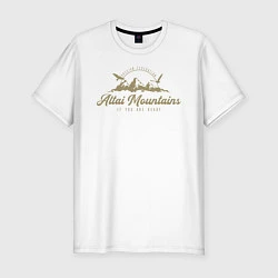 Мужская slim-футболка Алтай Gold Classic