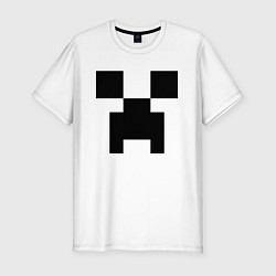 Мужская slim-футболка Minecraft