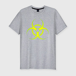 Футболка slim-fit BIOHAZARD, цвет: меланж