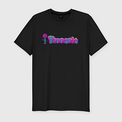 Мужская slim-футболка Terraria