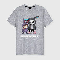 Мужская slim-футболка UNDERTALE