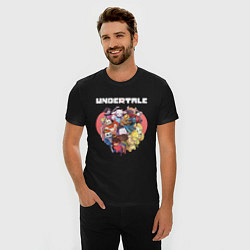 Футболка slim-fit UNDERTALE, цвет: черный — фото 2