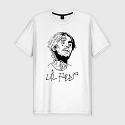 Футболка slim-fit LIL PEEP, цвет: белый