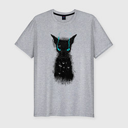 Мужская slim-футболка Dark Cat