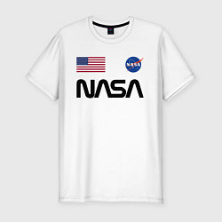 Мужская slim-футболка NASA НАСА